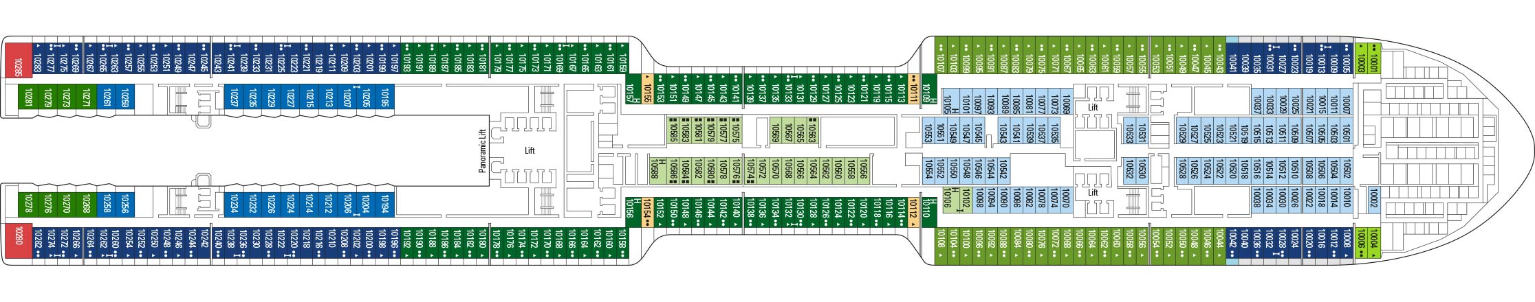 world europa cruise ship deck plan